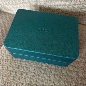 LA MER Aqua Velvet Hinged Storage Box